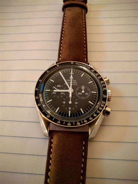 Straps choices for the Omega Speedmaster 